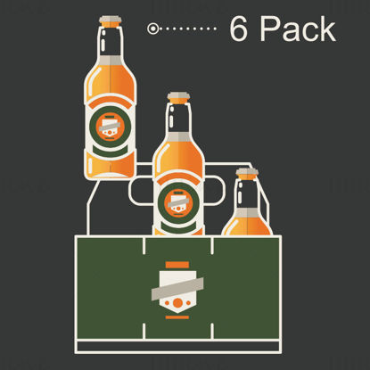Beer Pack vector