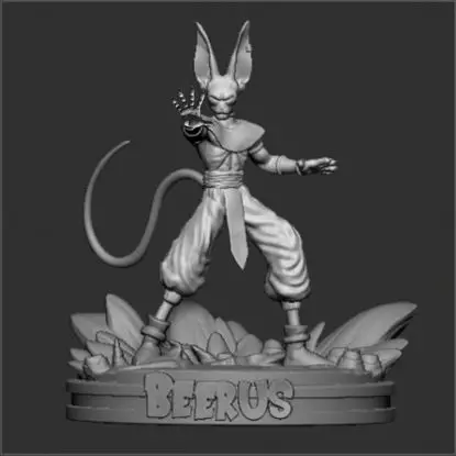 File STL del modello di stampa 3D di Beerus Dragon Ball Z