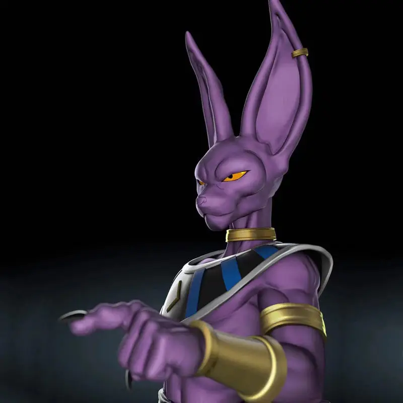 Beerus & Whis Dragon Ball 3D Printing Model STL