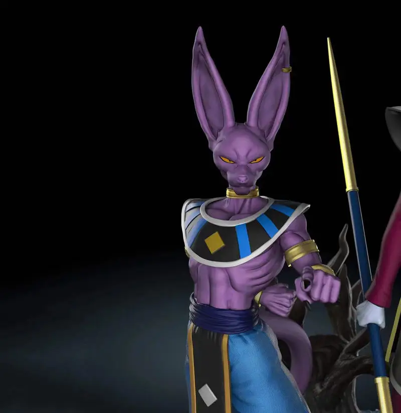 Beerus & Whis Dragon Ball 3D Printing Model STL