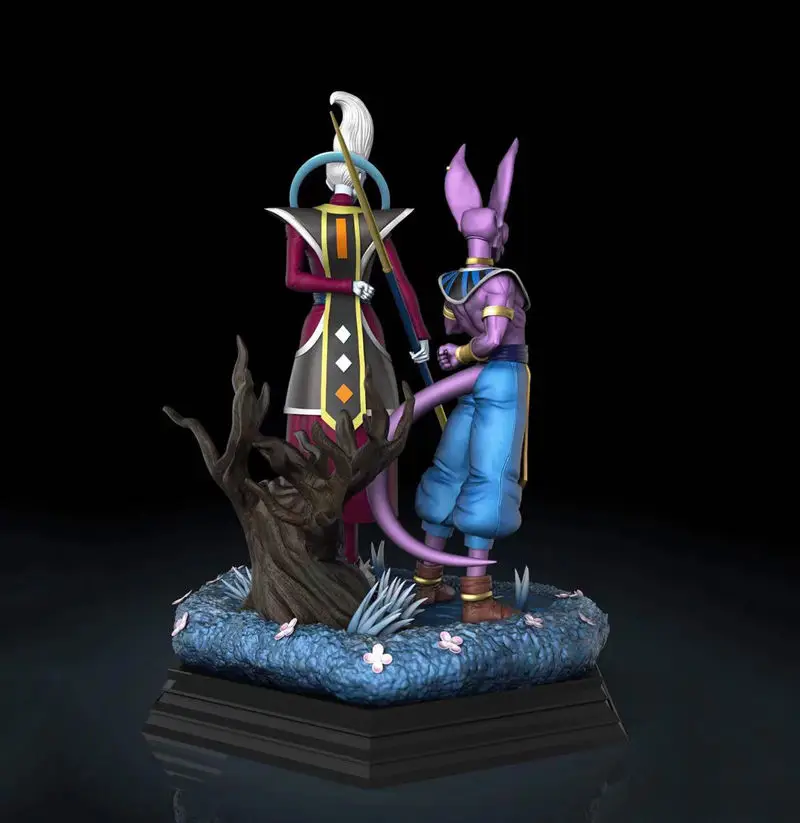 Beerus & Whis Dragon Ball 3D Printing Model STL