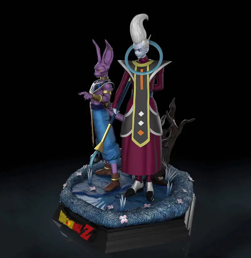 Beerus & Whis Dragon Ball 3D Printing Model STL