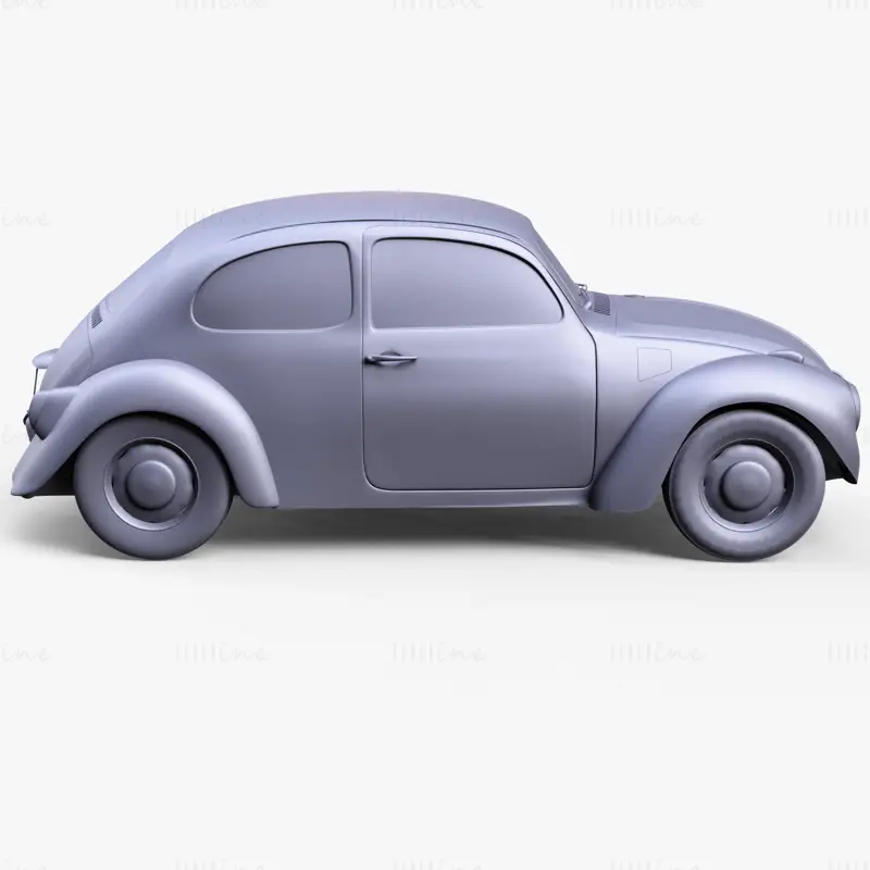 Beetle Car Volkswagen 3D model