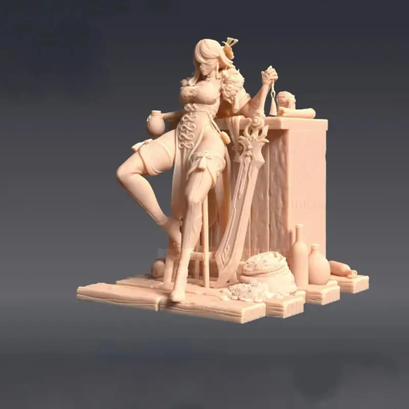 Beidou Genshin Impact Fanart 3D Printing Model STL