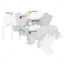 Belgium map vector