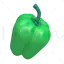 Bell Pepper 3d icon 03