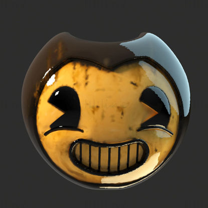 Bendy and the Ink Machineマスク3Dプリントモデル