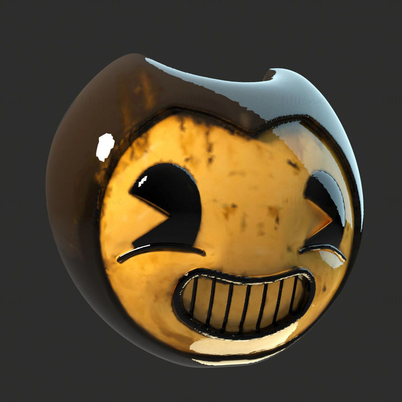 Bendy and the Ink Machine mask 3d print model