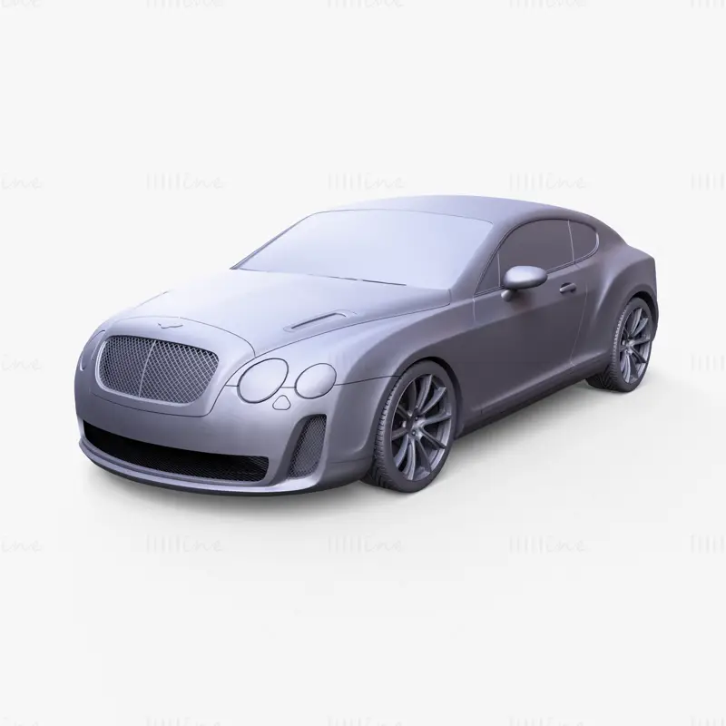 Bentley continental modelo 3d