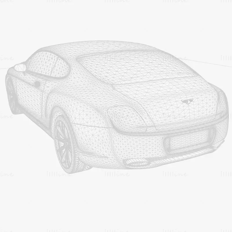 3D модел Bentley Continental