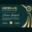 Best employee certificate vector template