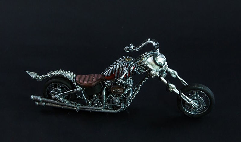 Modelo de impresión 3D del diablo en bicicleta STL