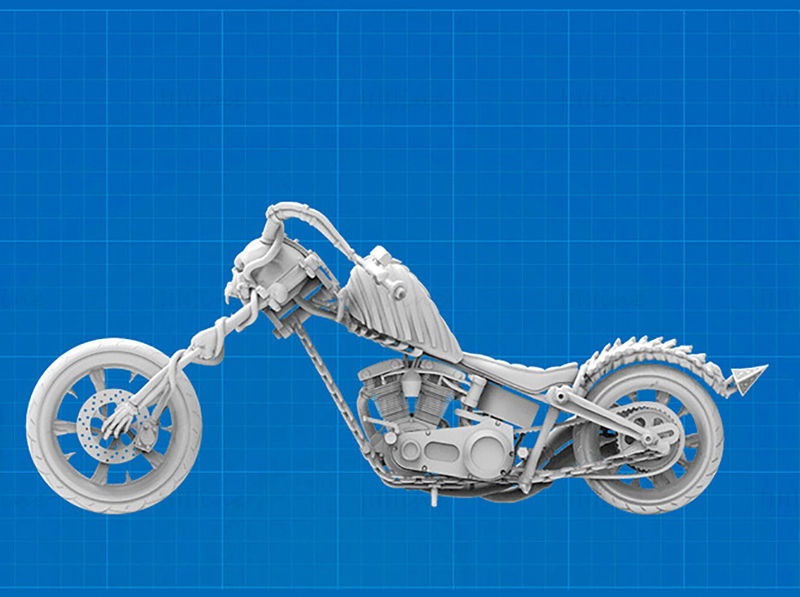 Modèle d'impression 3D Bike Devil STL