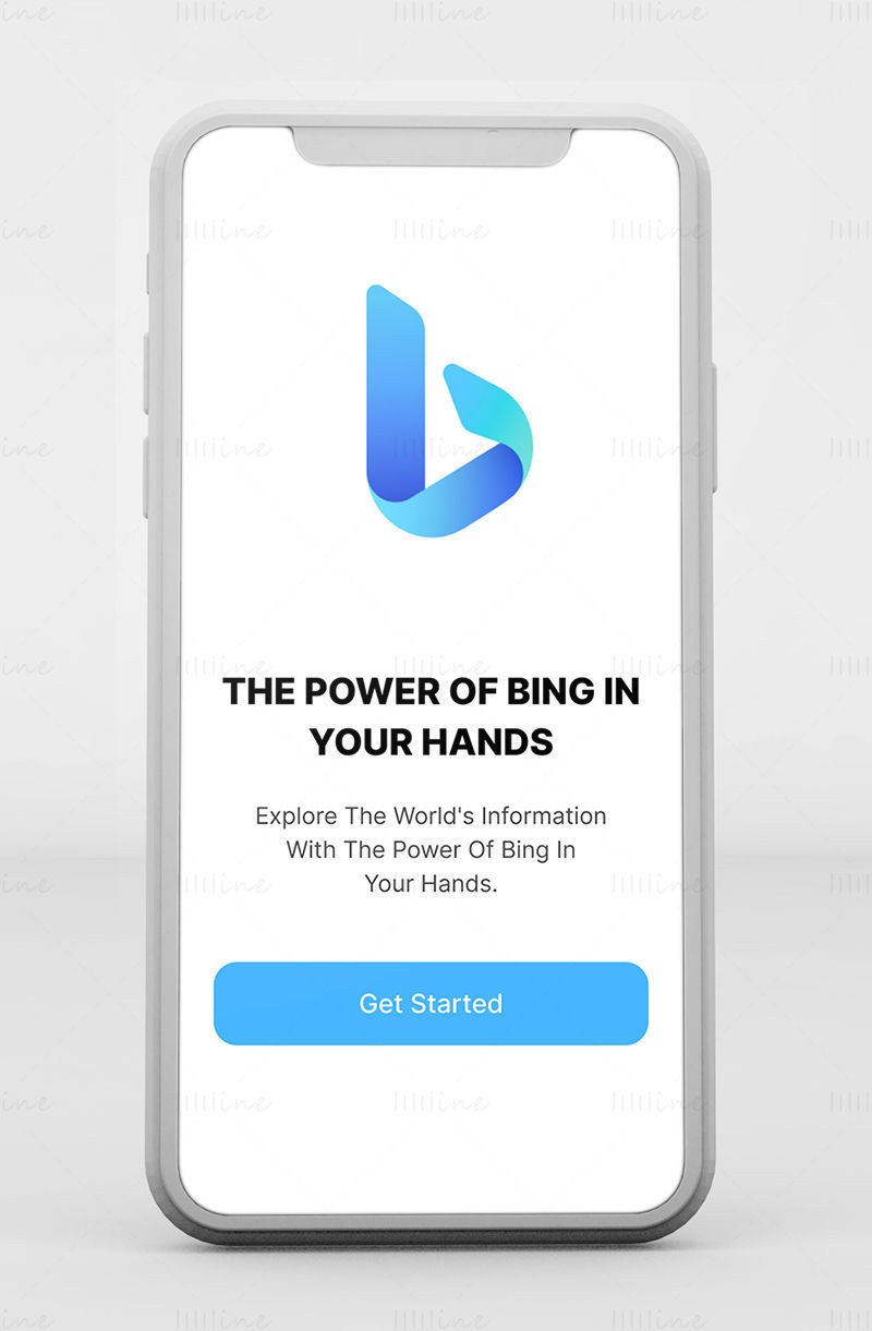 Bing app design UI mal