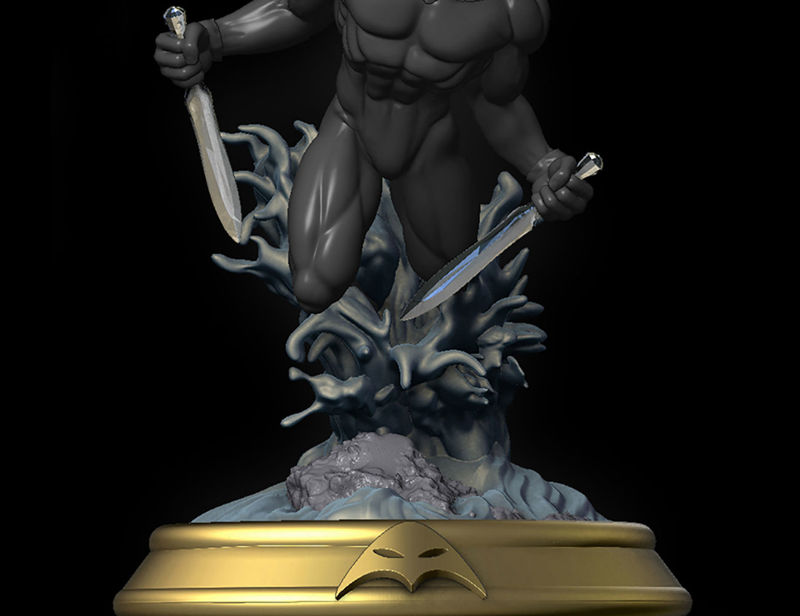 Black Manta - Oscuridad del mar Modelo de impresión 3D STL