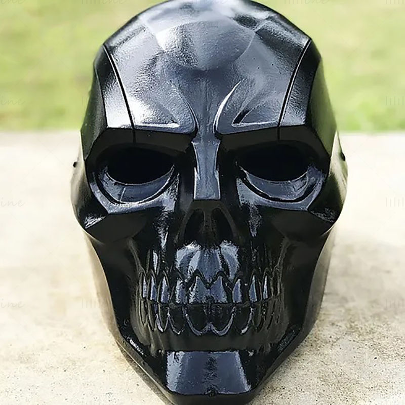 Black Mask Arkham Knight Helmet 3D Printing Model STL