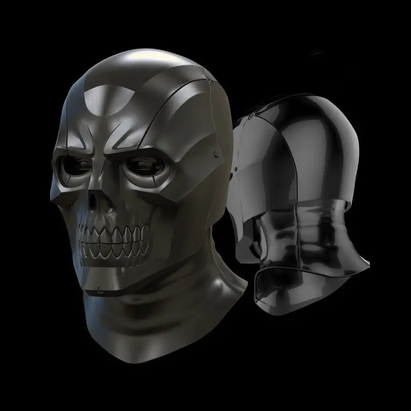 Siyah Maske Arkham Knight Kask 3D Baskı Modeli STL