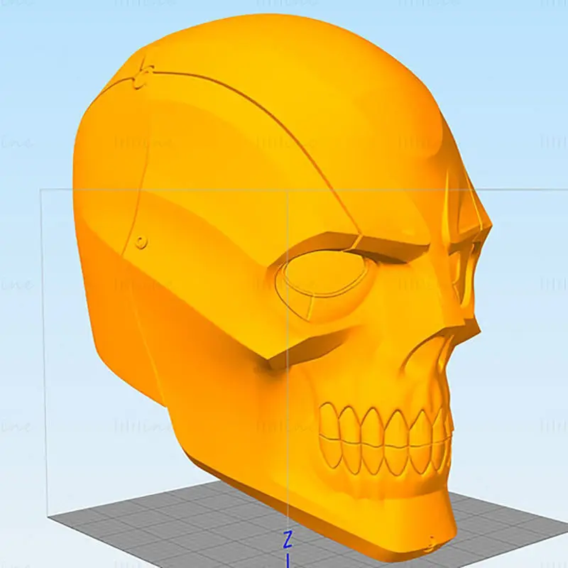 Fekete maszk Arkham Knight sisak 3D nyomtatási modell STL