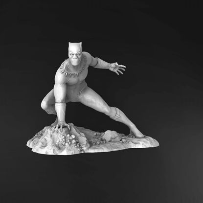 Modelo de impresión 3D de Pantera Negra STL