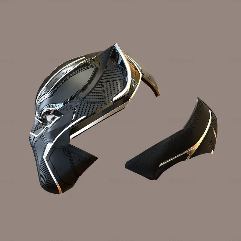 Black Panther Civil War Helmet 3D tisk Model STL
