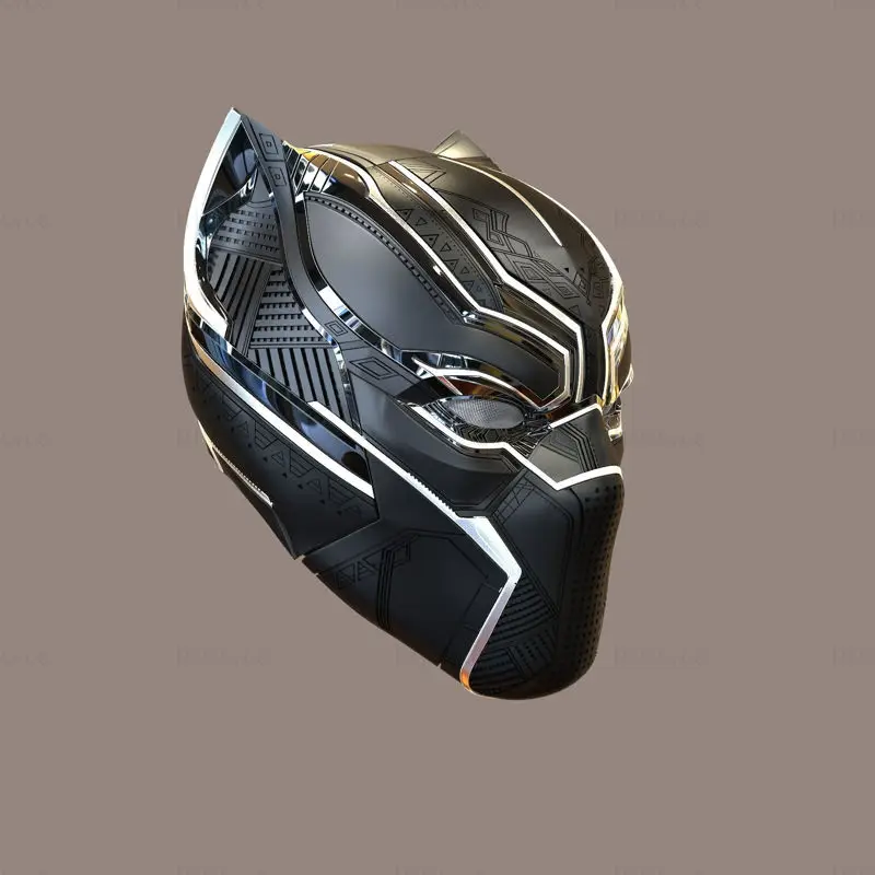 Black Panther Civil War Helmet 3D-utskriftsmodell STL