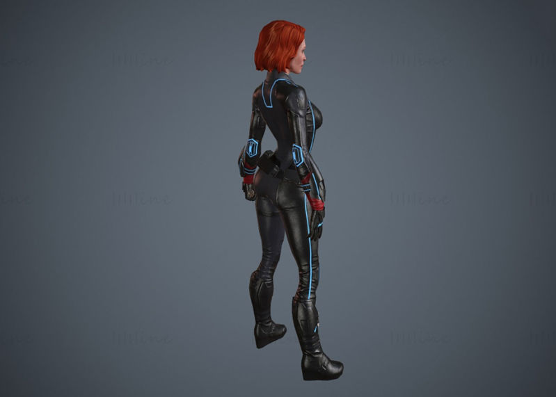 مدل سه بعدی Black Widow آماده چاپ STL