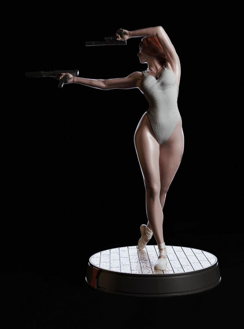Zwarte weduwe danser 3D printen model STL