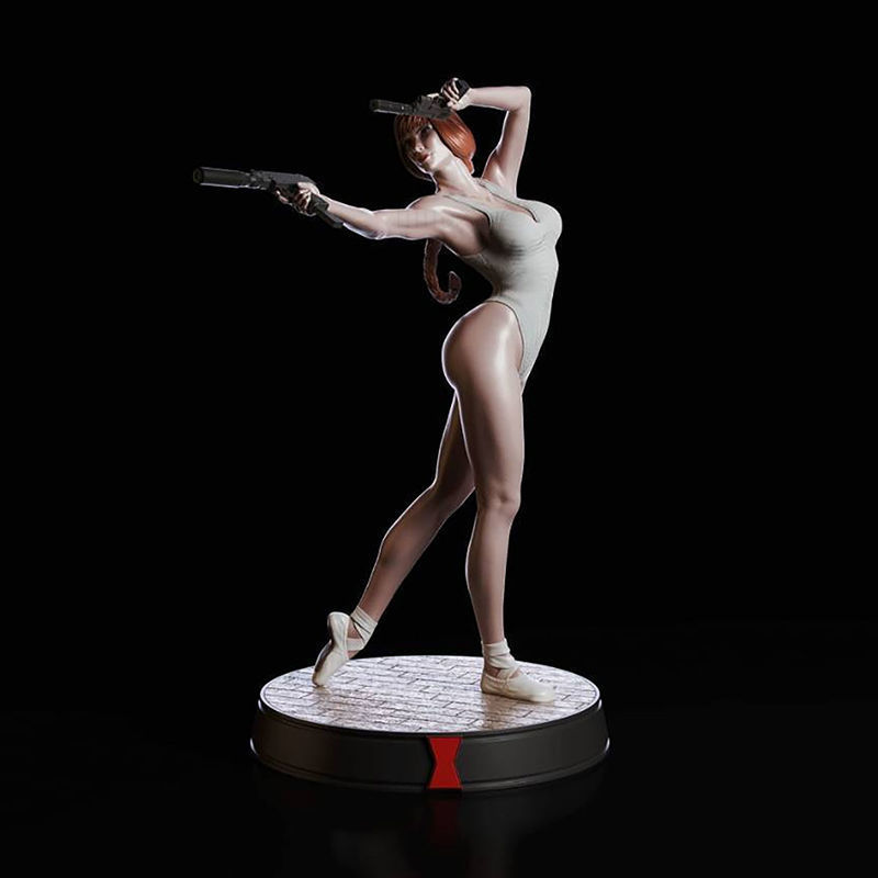 Zwarte weduwe danser 3D printen model STL