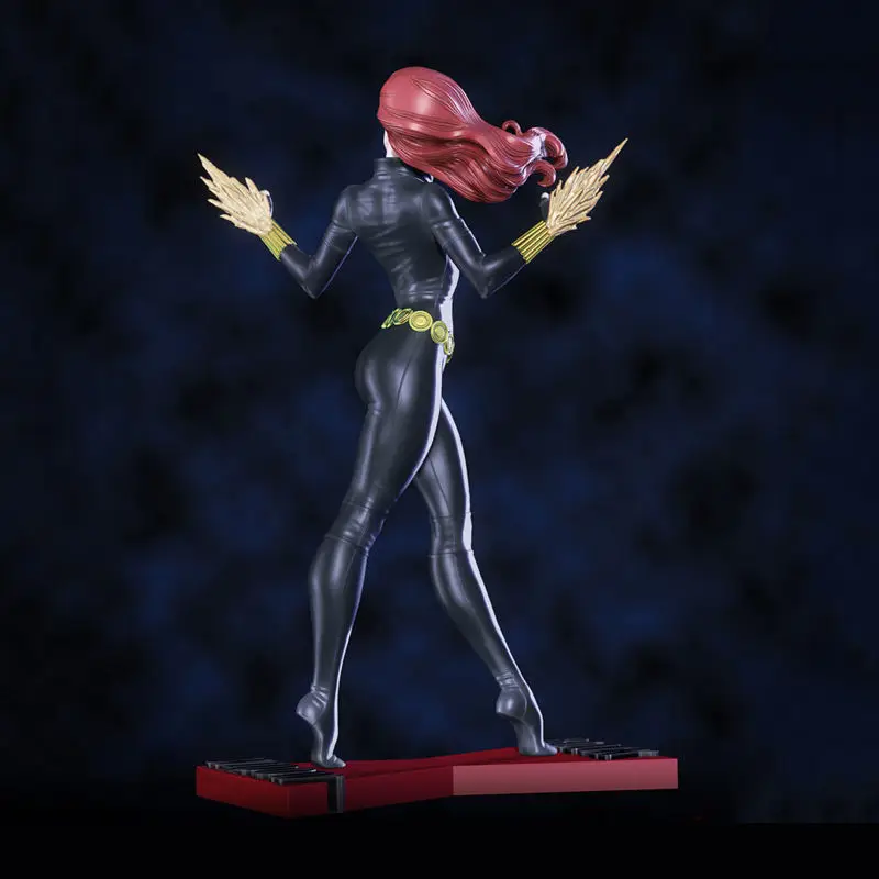 Figurine Black Widow 3D Printing Model STL