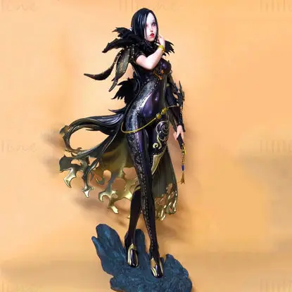 Blade & Soul Figure 3D Print Model