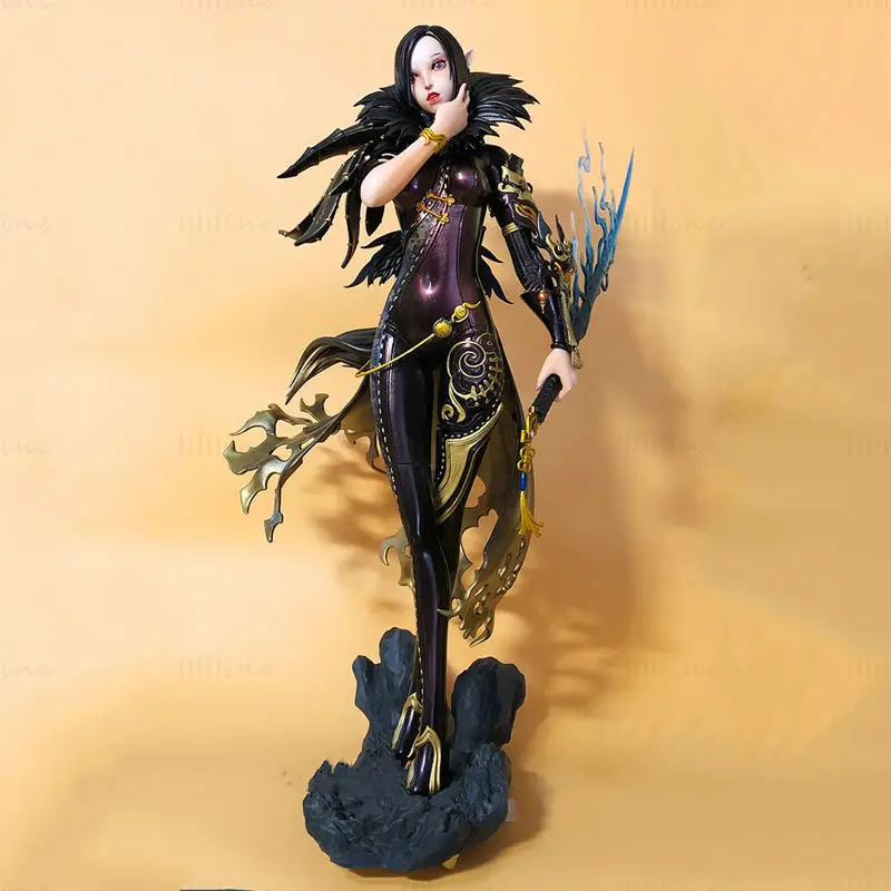 Blade & Soul Figure 3D Print Model