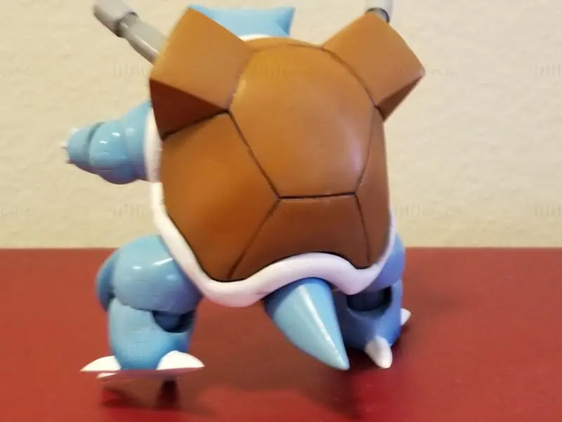 File STL del modello di stampa 3D di Blastoise (Pokemon)