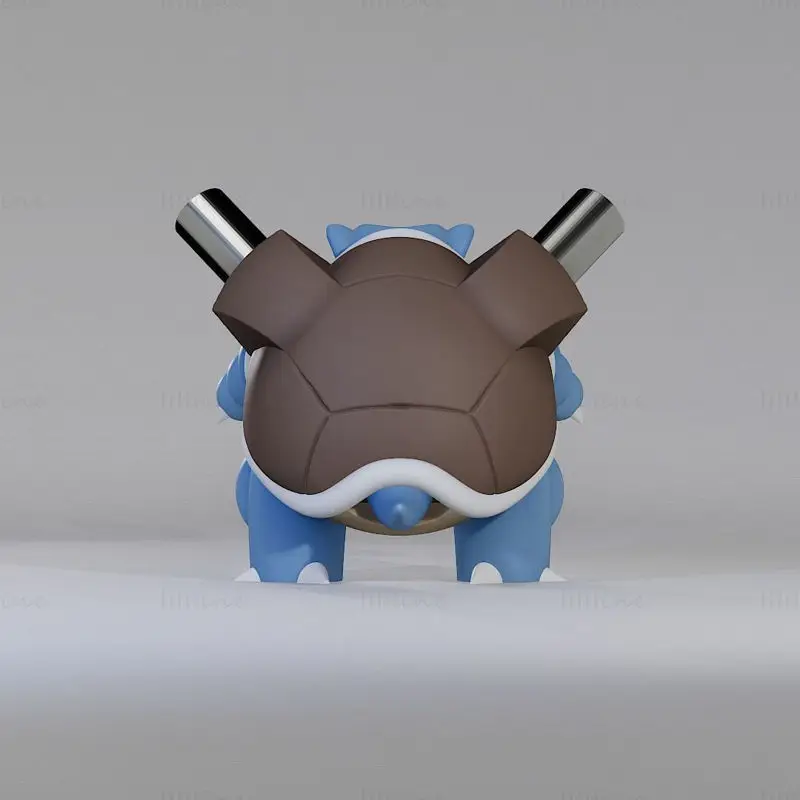 File STL del modello di stampa 3D di Blastoise (Pokemon)