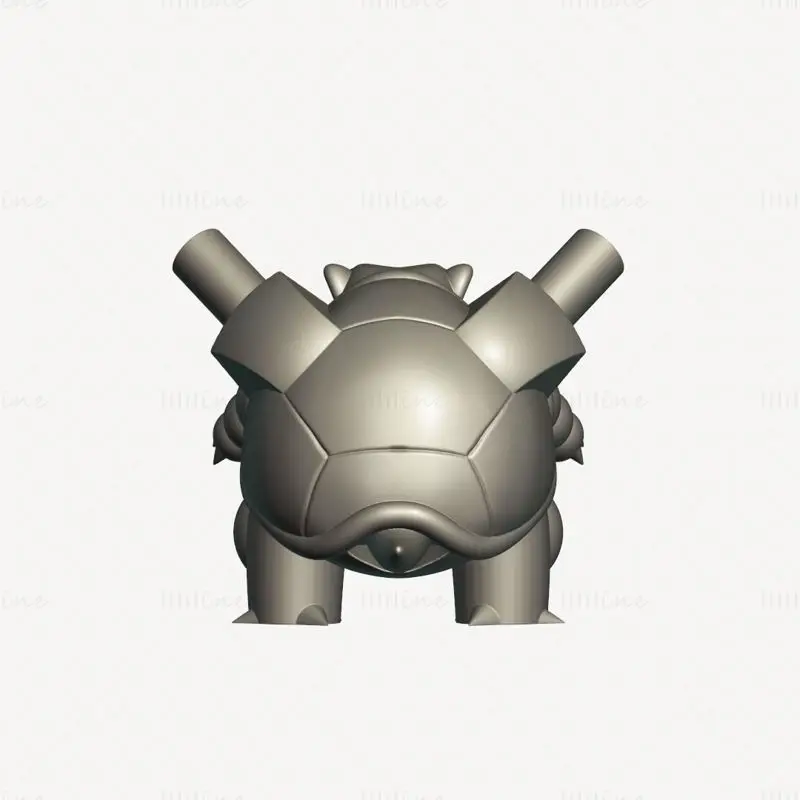 File STL del modello di stampa 3D di Blastoise (Pokemon)