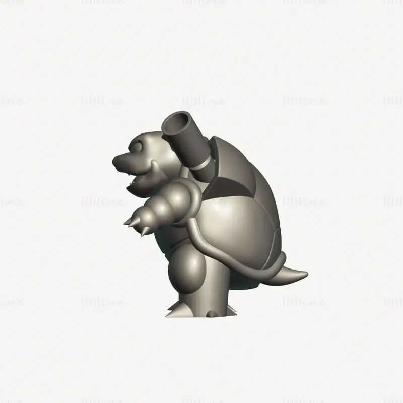 File STL del modello di stampa 3D di Blastoise (Pokemon)