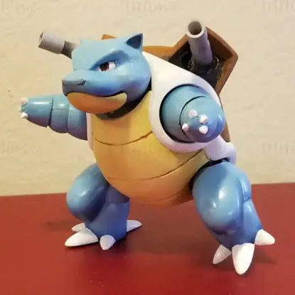 File STL del modello di stampa 3D di Blastoise (Pokemon)