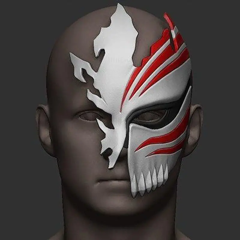 Masque demi-creux Bleach Ichigo, modèle d'impression 3D STL