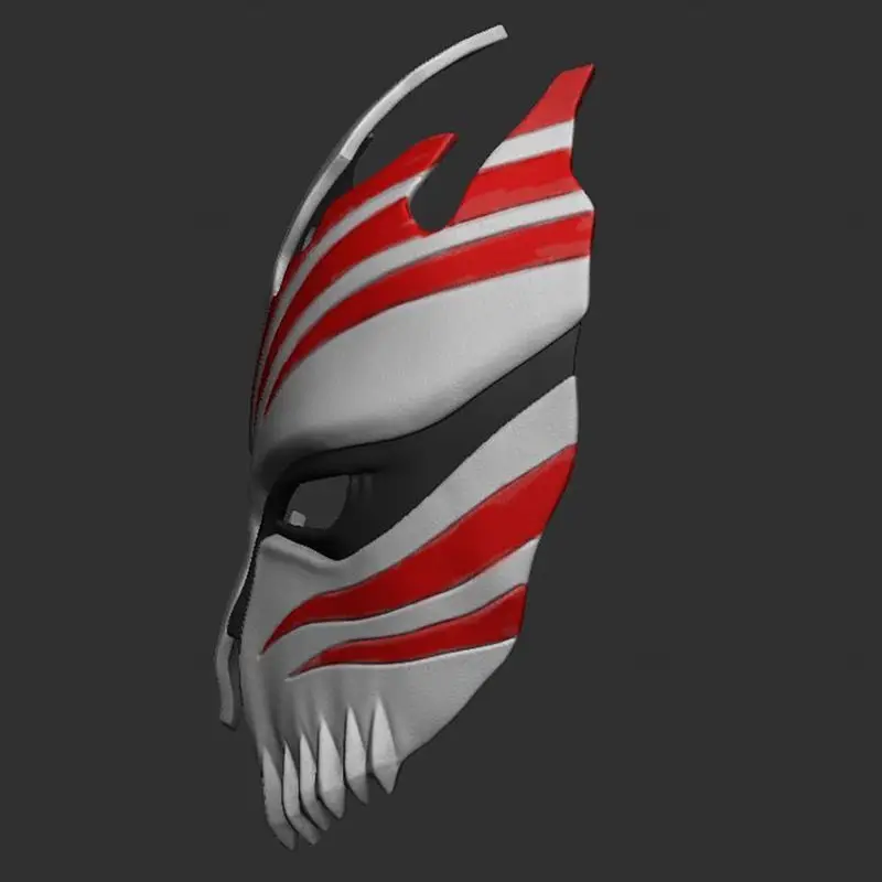 Blekemiddel Ichigo Half Hollow Mask 3D-utskriftsmodell STL
