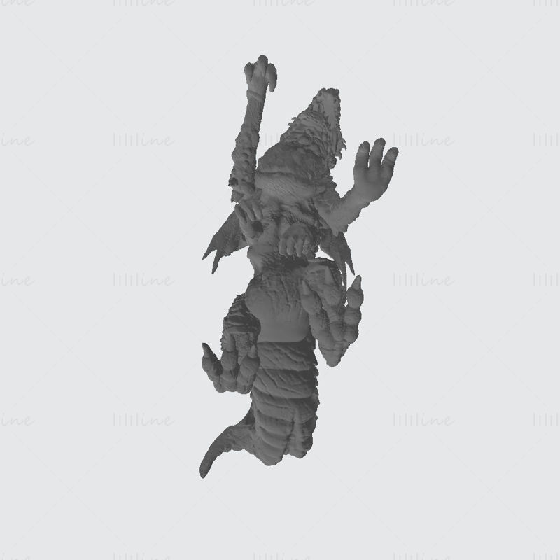 Modelo de impressão 3D do dragão Blight