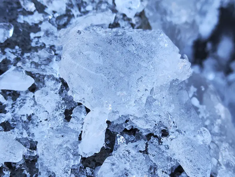 صورة الجليد الأزرق