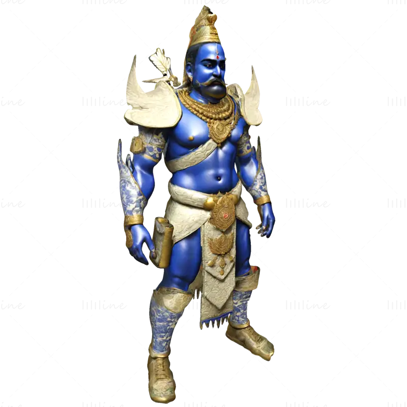 3D-модель Blue Mythic Guardian