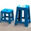 Blue Plastic Stool 3D Printing Model STL