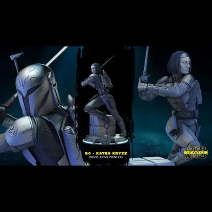 Bo-Katan - Star Wars 3D tiskový model STL