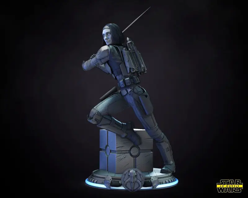 Bo-Katan - Modelo de impresión 3D de Star Wars STL