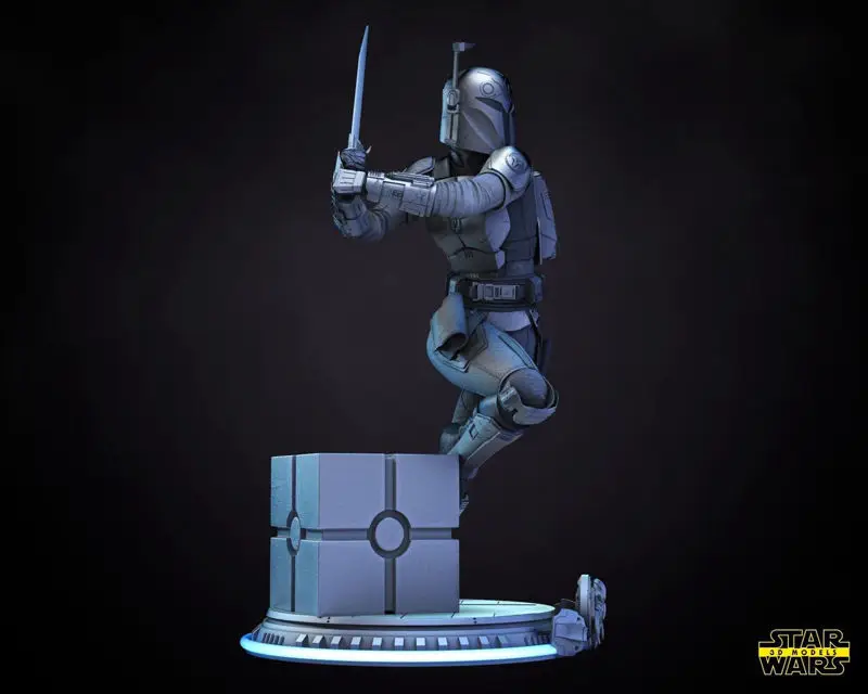 Bo-Katan - Star Wars 3D-utskriftsmodell STL