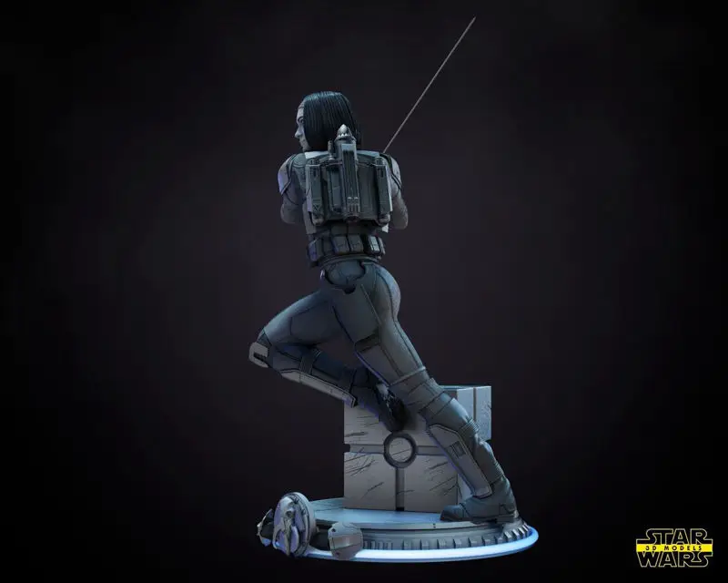 Bo-Katan - Star Wars 3D-afdrukmodel STL