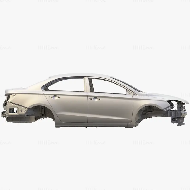 Body of Car High Detail 3D Model