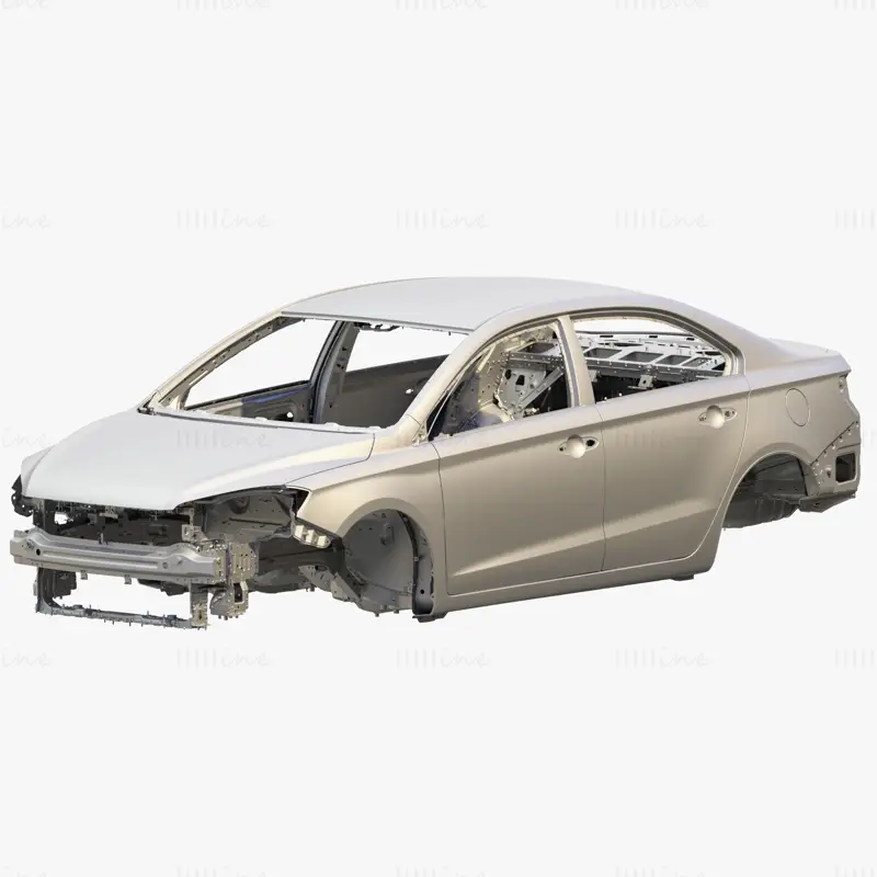 Body of Car High Detail 3D Model