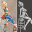 Bombshell Pinups Captain Marvel 3D Printing Model STL