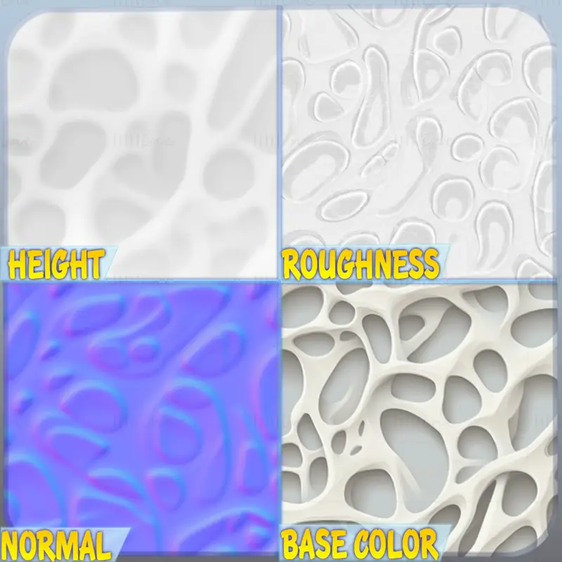 Bone Seamless Texture PNG